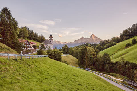 Gemeinde Berchtesgaden Landkreis Berchtesgadener_Land Maria Gern Wallfahrtskirche (Dirschl Johann) Deutschland BGL